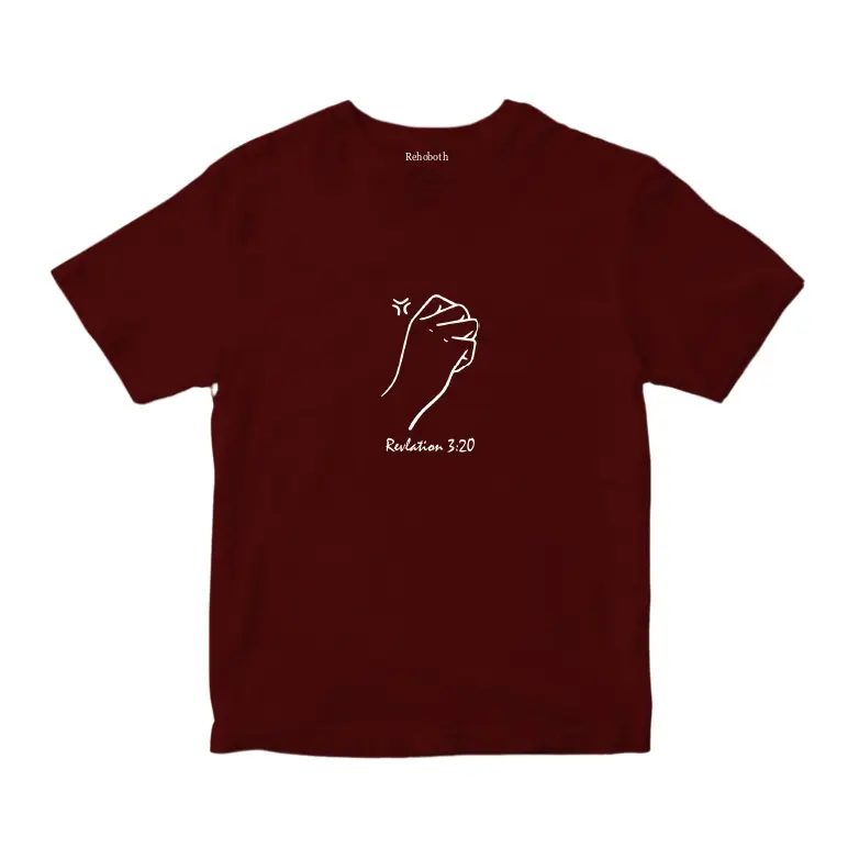 Revlation 3:20 | Round Neck t-shirt