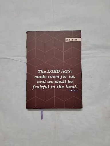 JOURNAL | 70 GSM A5 | Ruled Notebook | 248 Pages | Rehoboth | Maroon Hex Pattern