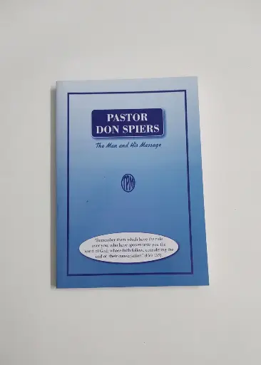 Pastor Don Spiers | Christian Doctrine Book