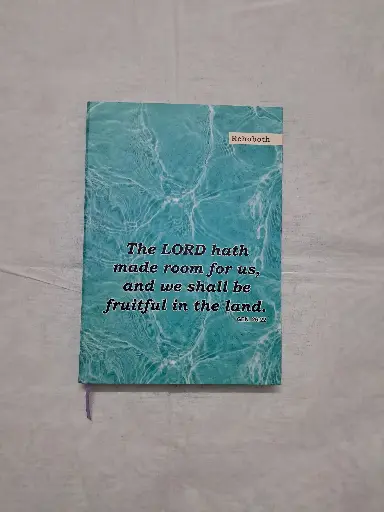 JOURNAL | 70 GSM A5 | Ruled Notebook | 248 Pages | Rehoboth | Water Shade Pattern
