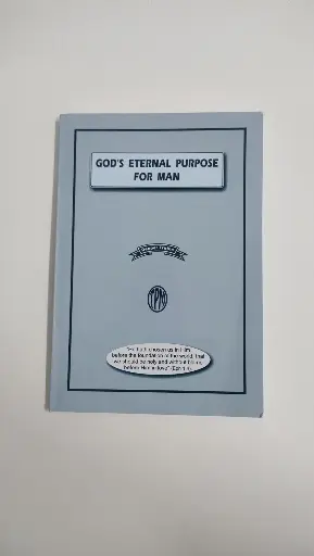 God's Eternal Purpose for Man | Christian Doctrine Book