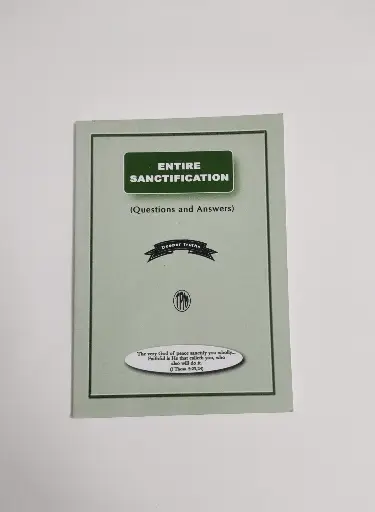 Entire Sanctification | Christian Doctrine Book